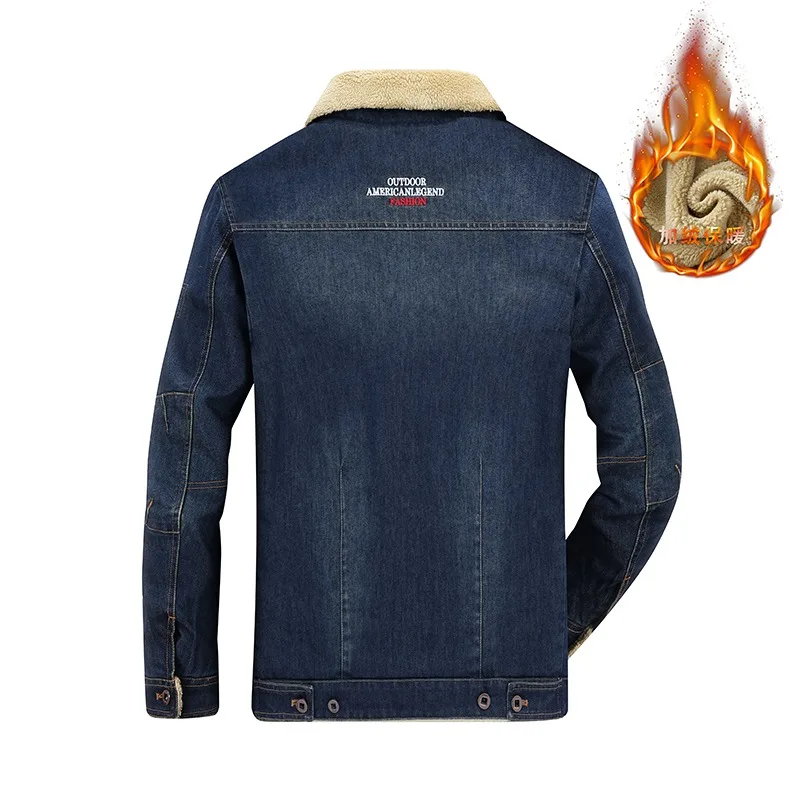 루즈핏 남성 캐주얼 봄 아우터 코트 남성 겨울 데님 재킷 캐주얼 남성 솜 패딩 두꺼운 재킷 코트