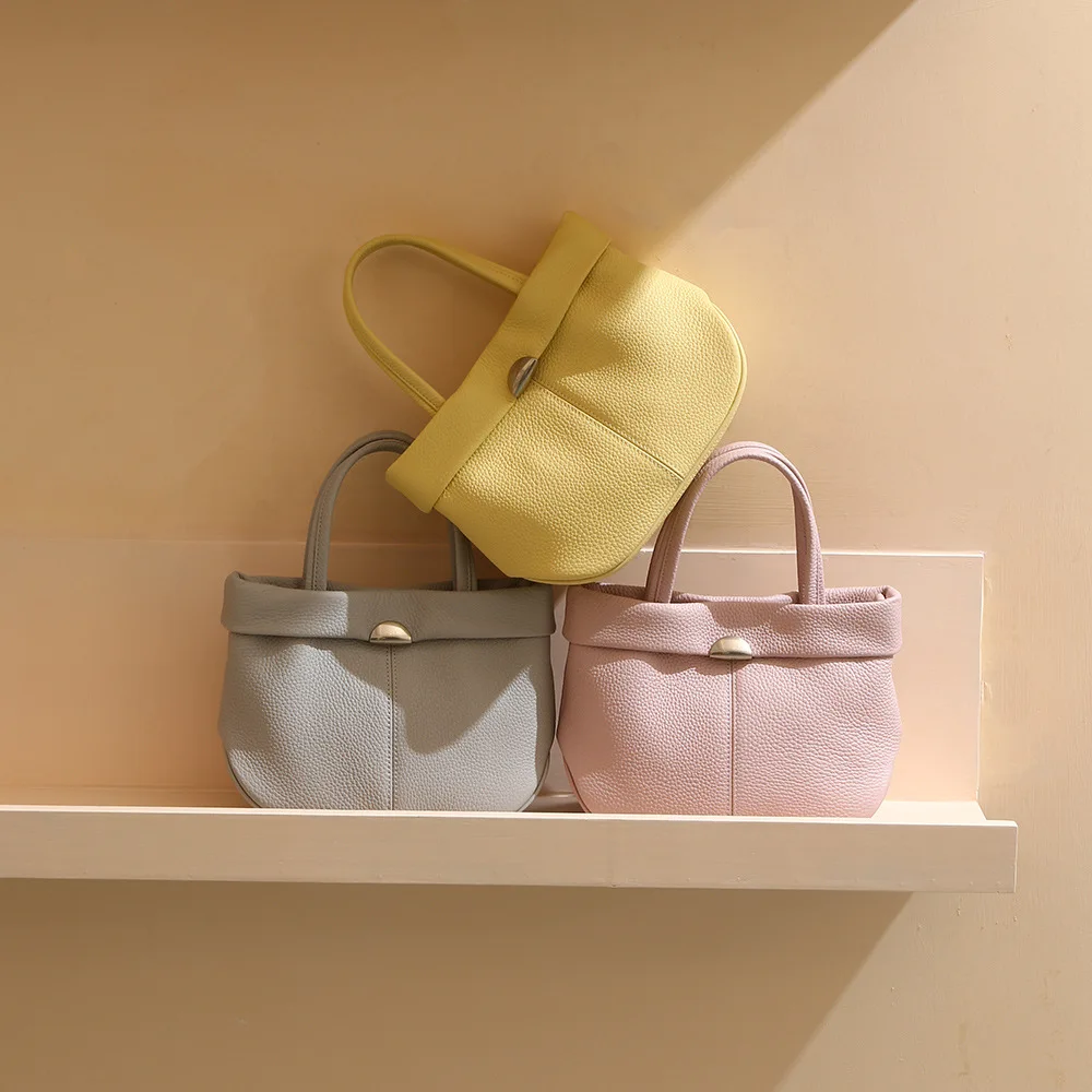 

Women's Shoulder Bag cowhide Leather Female Party Handbag 2025 New Fashion Luxury Brand Tote Bags Women Commuting Bucket handags