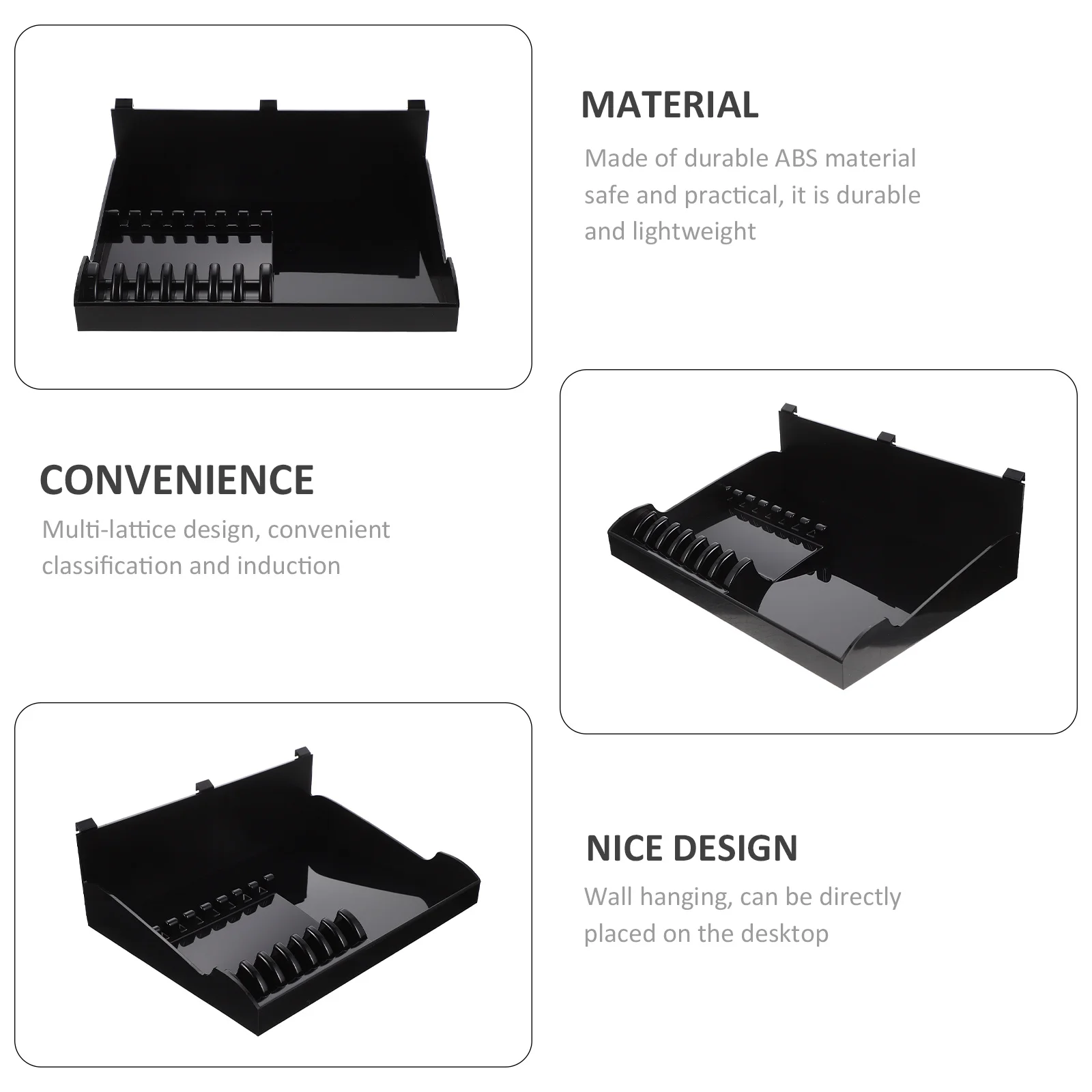

Профессиональный органайзер для парикмахерских инструментов из АБС-пластика, коробка для ножниц, расчесок, машинки для стрижки, стеллаж для хранения в салоне, подставка, многофункциональный держатель для ножниц