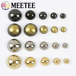 10/20Pcs 8/10/12/15/20mm Mashroom Rivet For Handbag Metal Snap Buckle Bag Studs Button Nail Rivets DIY Sewing Leather Craft