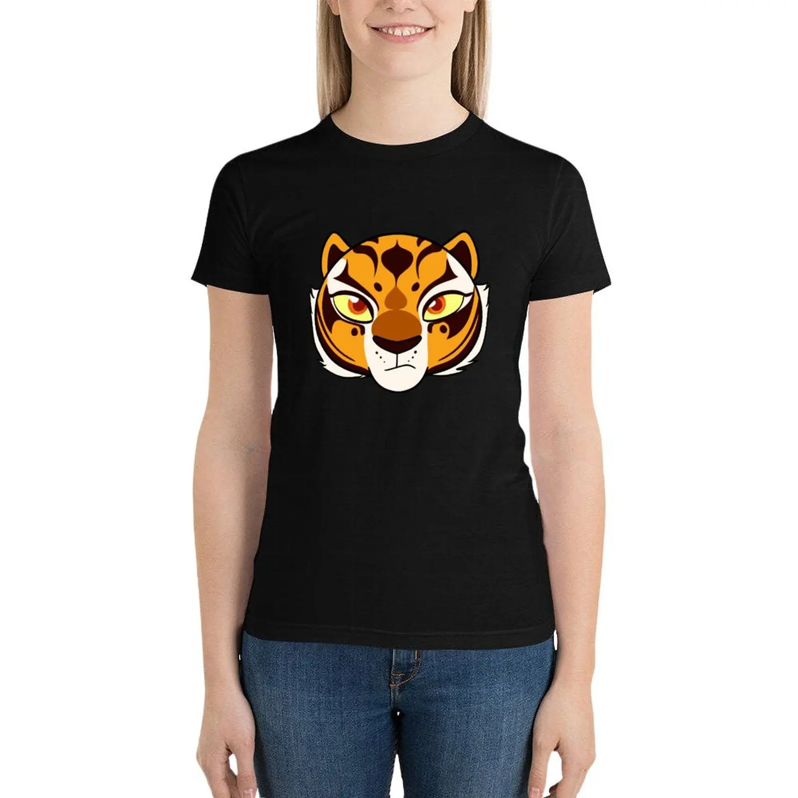 Tigress T-Shirt tops oversized animal print shirt for girls Women t-shirts