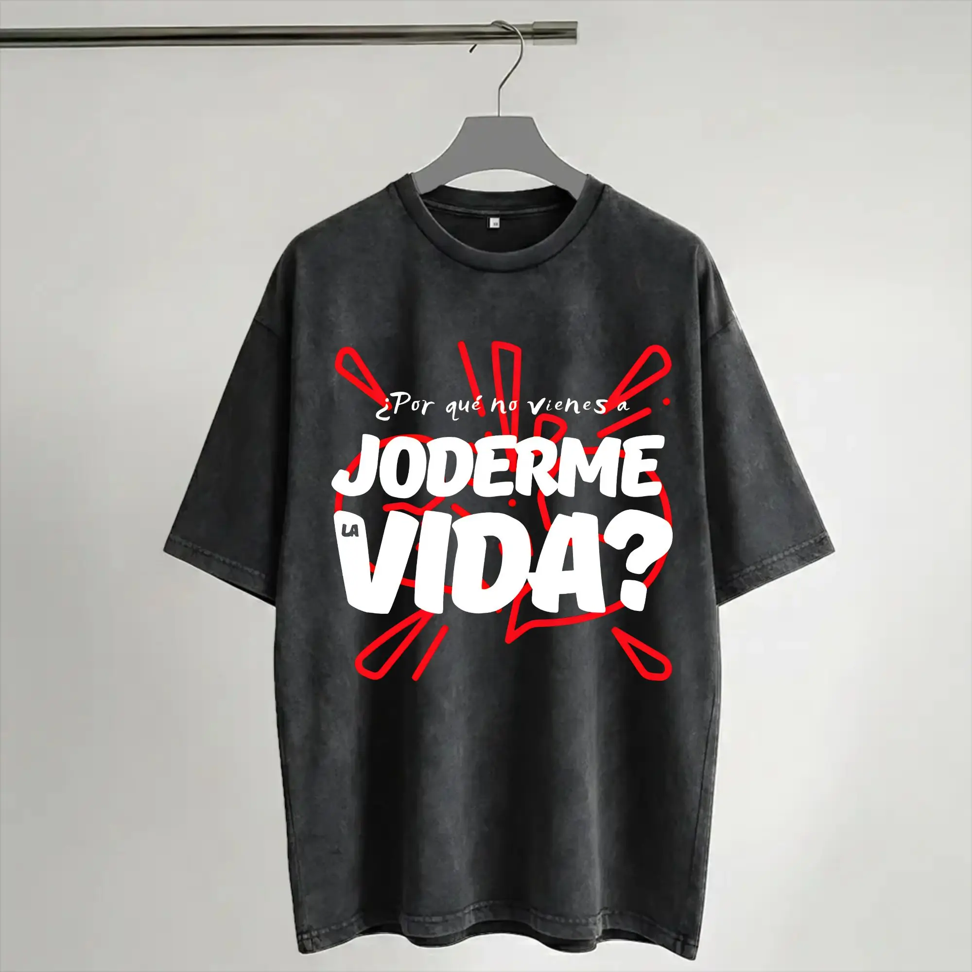Dani Fernandez spanish  Washed T Shirt Streetwear Hip Hop Cool T-Shirts  Tees Tops for Men Women Short Sleeve Oversize