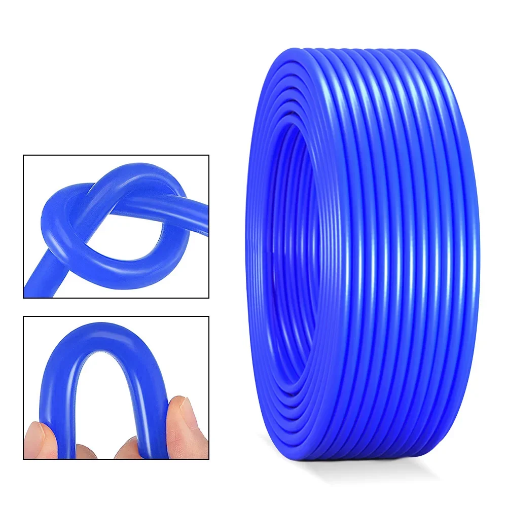 1-50 Meters Universal Auto Car Vacuum Silicone Hose Racing Line Pipe Tube Thickness 3mm Blue Inner Size 3/5/4/6/8/10/12/14mm