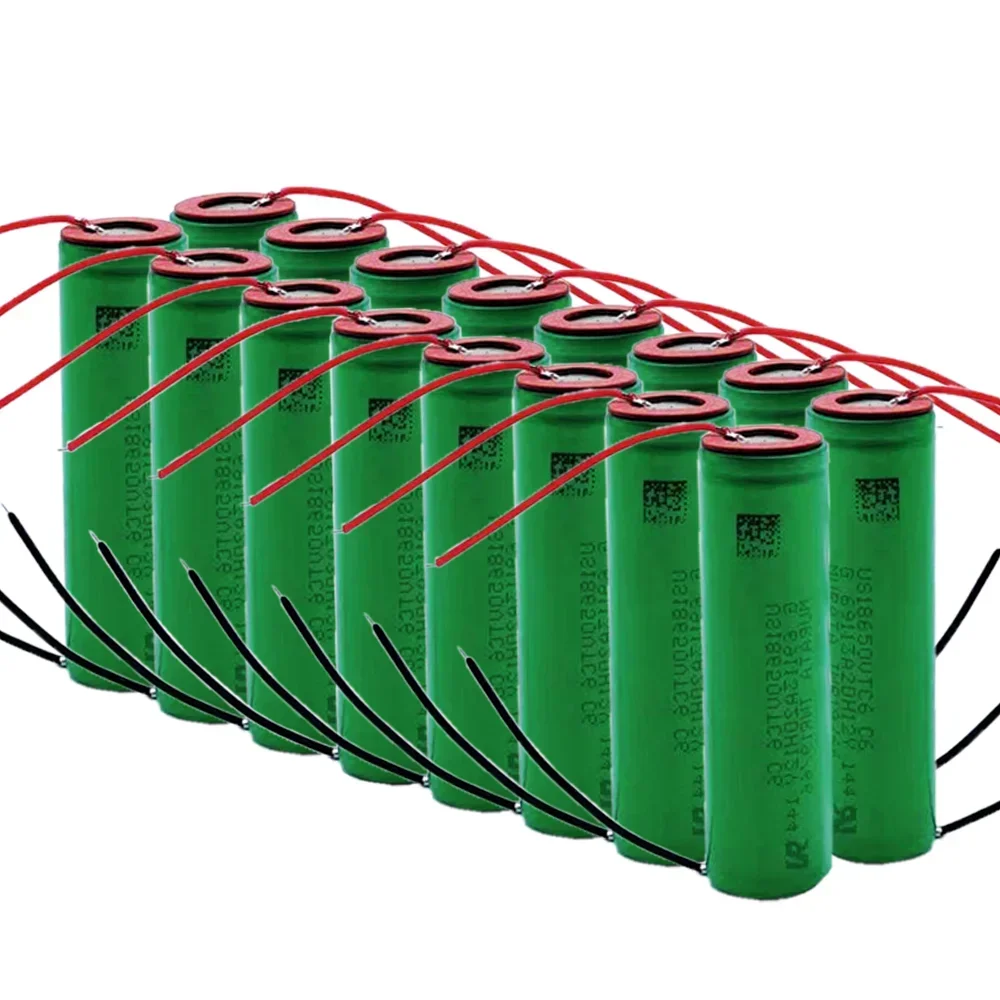 1-20PCS original US18650VTC6 3.7V 3400mAh 18650 battery for us18650 Sony VTC6 30A toy tools flashlight battery +DIY wire