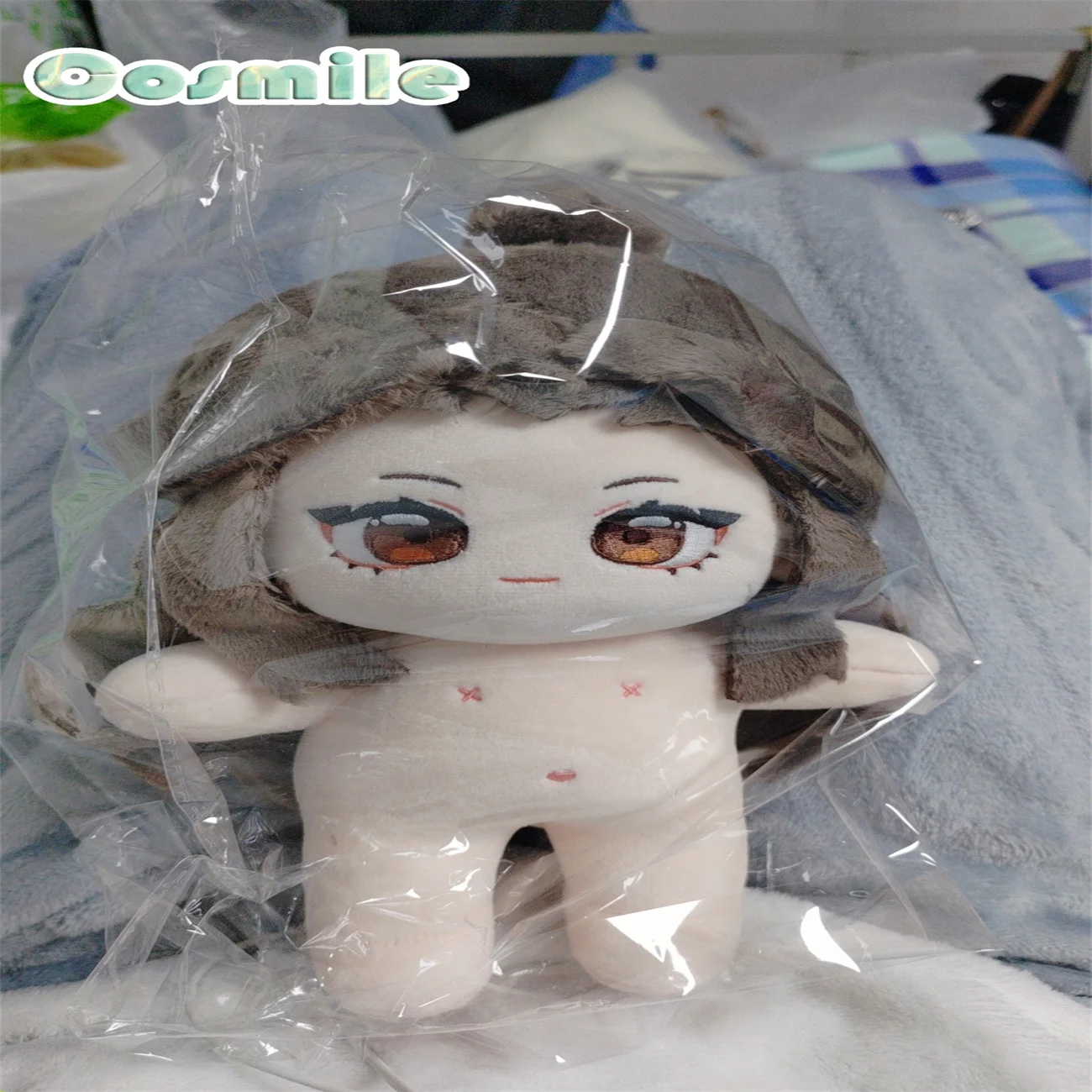 Comic Anime Tian Guan Ci Fu TGCF Official Original Hua Cheng Xie Lian Stuffed Plushie Plush 20cm Doll Body Toy ME