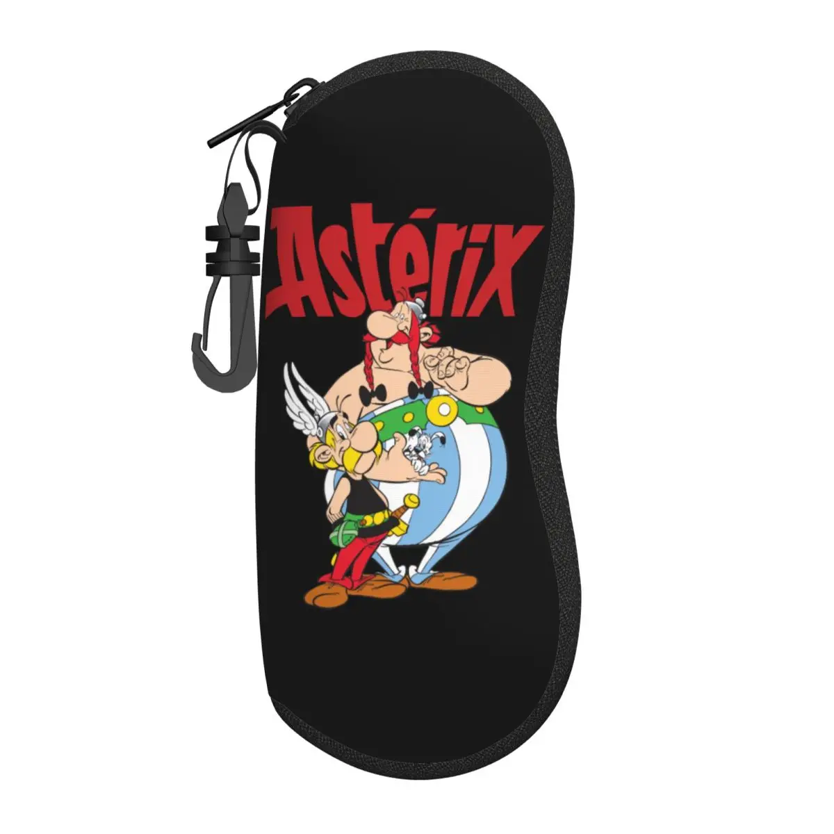 Custom Asterix And Obelix With Idefix Shell Eyeglasses Protector Cases Cute Sunglass Case Manga Glasses Pouch