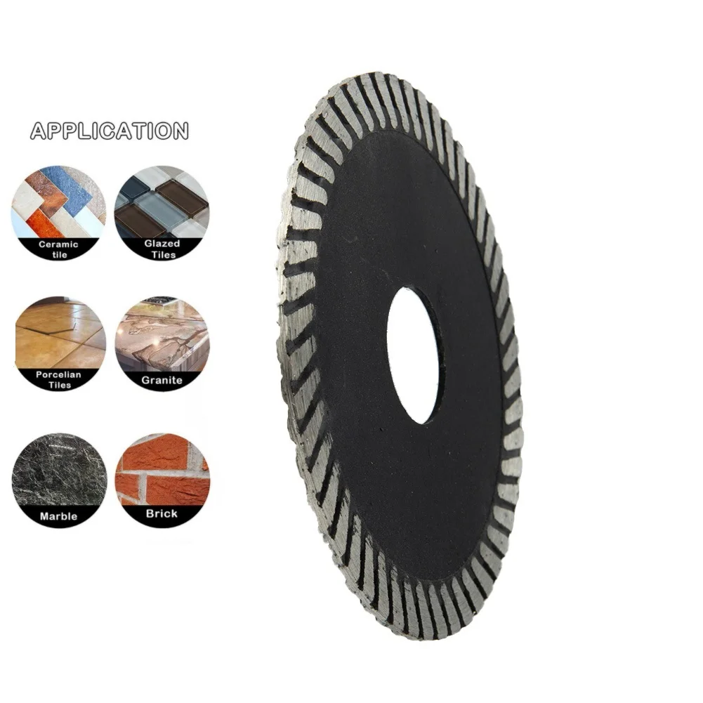 1pc 3inch Tile Saw Cutting Disc Diamond Hot Pressed Granite Concrete Turbo Blade For Dry/Wet Cutting Power Tool Accessories