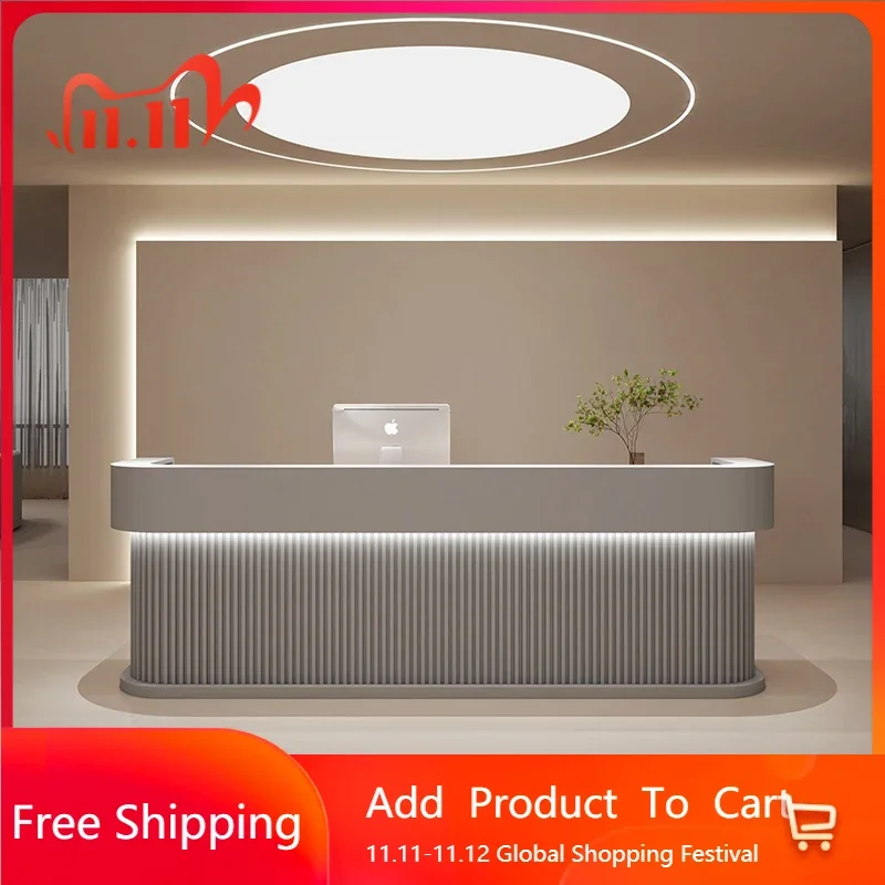 

Креативные столы, стойка для кассового аппарата, салон, центр клиента, магазин одежды, деловая корейская современная мебель для заднего двора