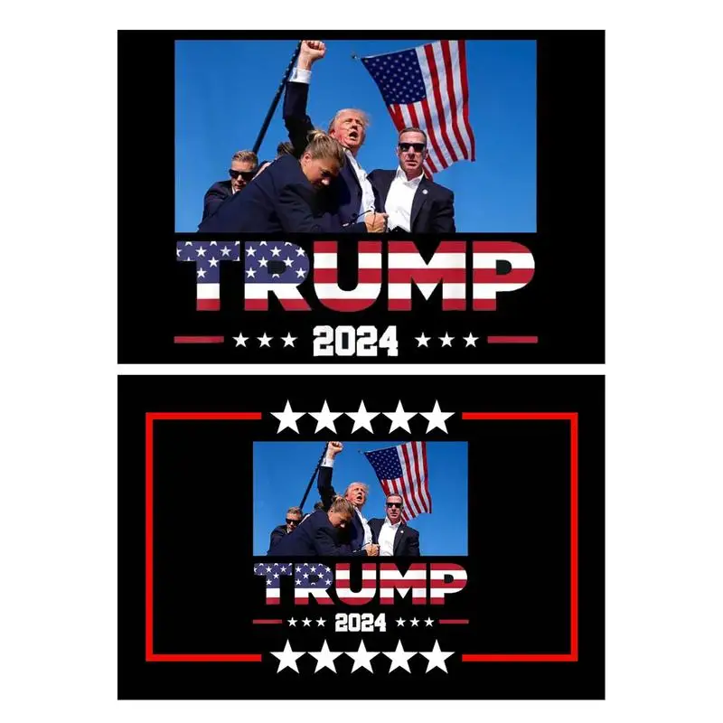 

President Survived Sticker 10Pcs Fight President Stickers Waterproof Decal For Car Truck Laptop Water Bottle