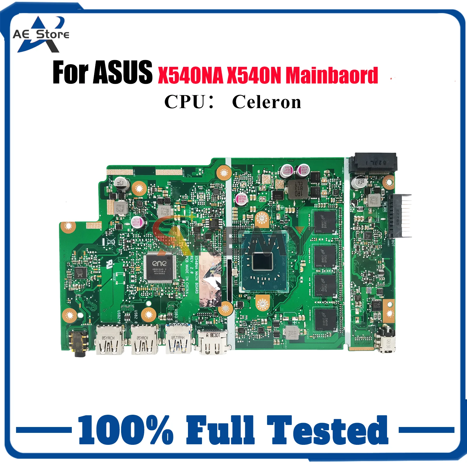 

X540NA Laptop Motherboard For ASUS VivoBook X540NV X540NA A540N F540N X540N R540N D540N Notebook Mainboard With Celeron CPU stk