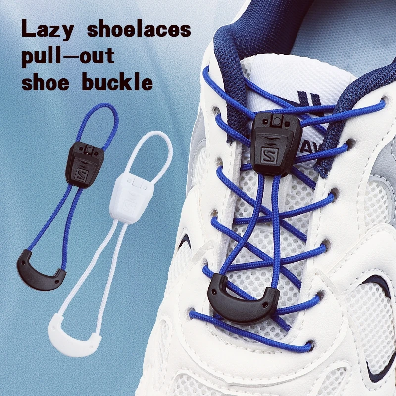 

No tie Shoe laces Tennis Sneakers Round Shoelaces Without ties Adult Kids Hiking Running Shoelace unisex Shoe Accesories