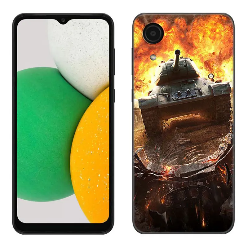 World of Tanks Game Phone Case For Samsung Galaxy A01 A03 Core A04 E A02 A05 A10 A20 A21 A30 A50 S A6 A8 Plus A7 2018 Cover