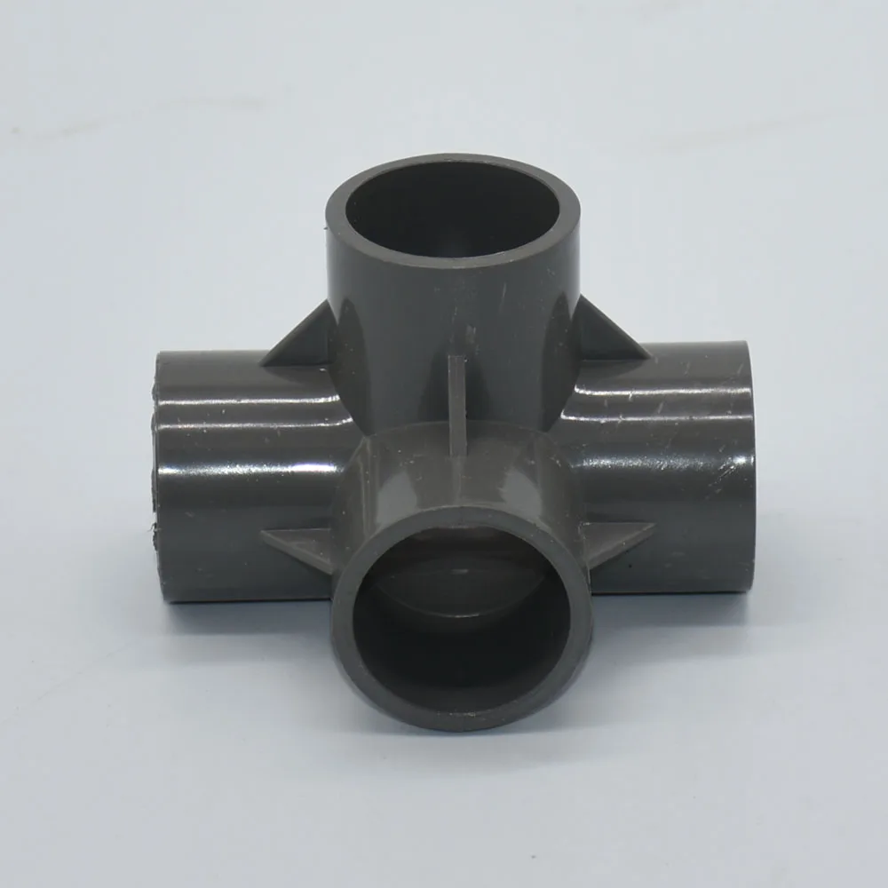 20/25/32mm PVC Connector 3/4/5-way Three-Dimensional DN15/20/25/40 Water Supply Pipe Fittings Coupler Plastic