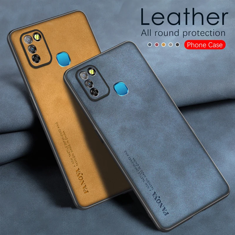 

Leather Case for Infinix Smart 5 Frosted Ultra-thin Silicone Protection Full Camera Phone Cover InfinixSmart5 X657B X657C Coque