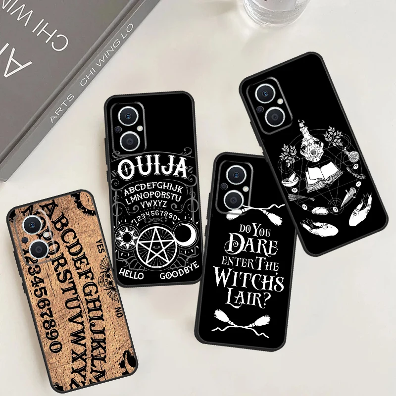 Girly Pastell Hexe Goth Ouija Fall für Oppo Reno 10 Pro 8t 4z 5z 4 5 6 7 8 Lite Oppo finden x5 x6 Pro x3 Neo x2 Lite Abdeckung