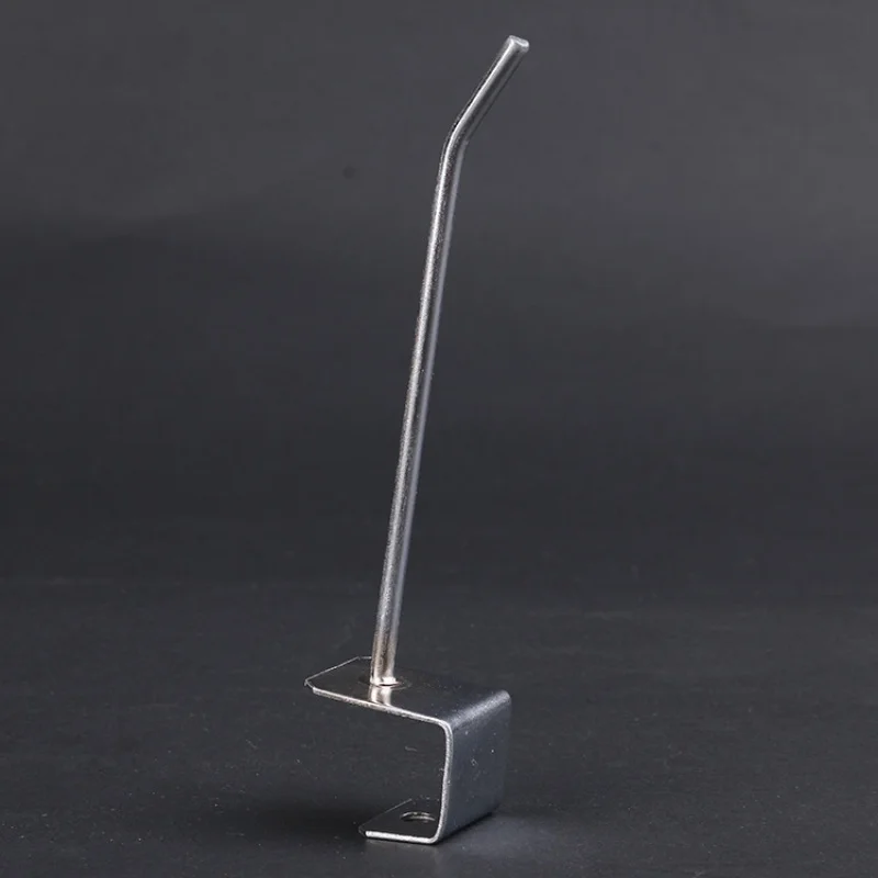 10pcs Slatwall Hook 50/70/100/150/200/250/300mm Length Supermarket Display Hook Fit 15x30mm Square Tube Store Multifunction Hook