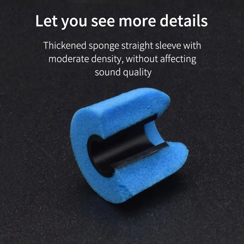 Memory Cotton Earphones Inserted Into The Ear For Sound Insulation And Noise Reduction Slow Return Earmuffs 4 5mm Inner Hole image 4