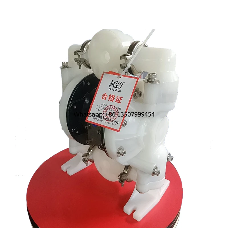 Kaiyang KY-25LSSJFF Plastic Pneumatic Double Diaphragm Pump-Chemical Resistant Low Pressure 1 Year Warranty Sewage Transfer