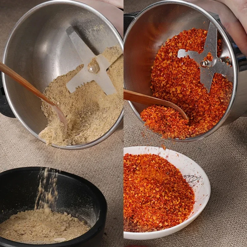 Мини-измельчитель, многофункциональный измельчитель трав и зерна, сверхтонкий шлифовальный станок, высокоскоростная дробилка, легко очищаемая мельница