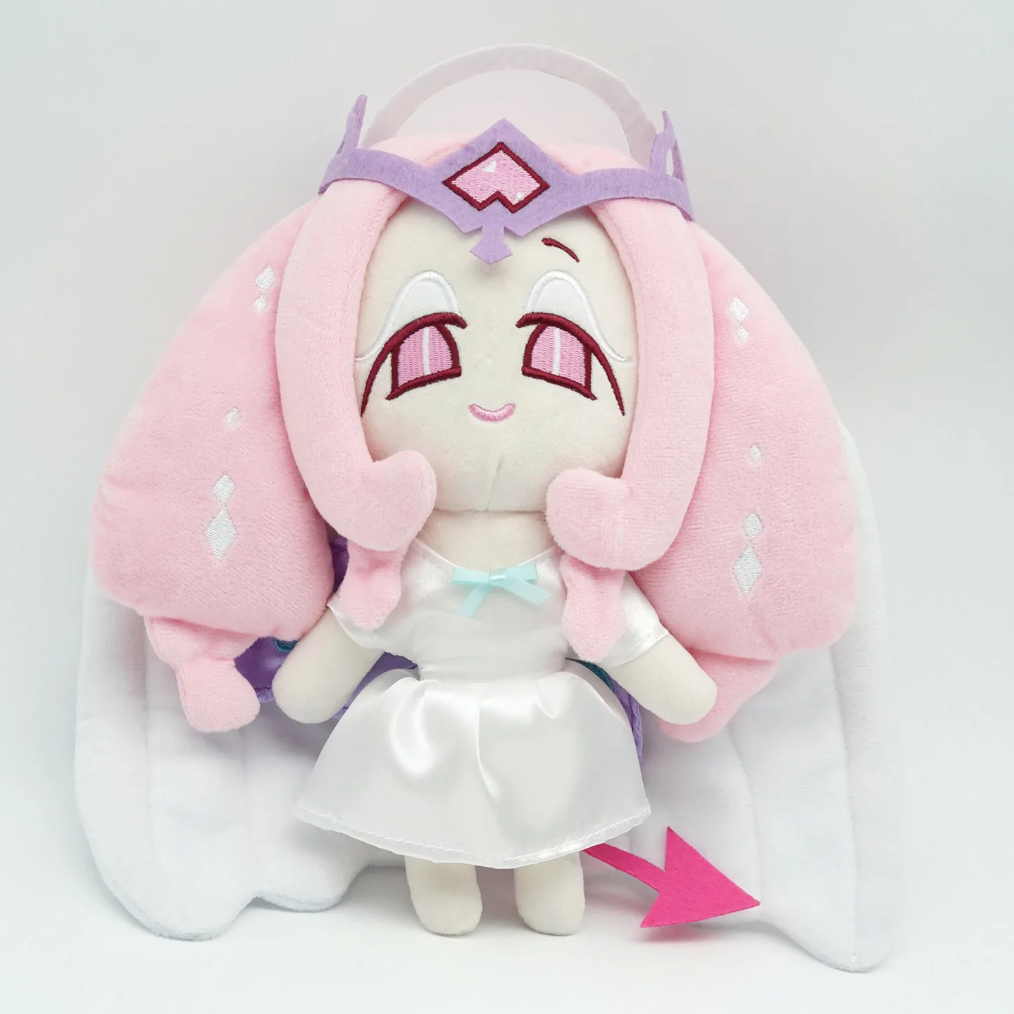 25CM Cookie Run Kingdom Plush Toy Pure Vanilla Cookie Eternal Sugar Cookie Soft Stuffed Doll Game Peripheral Collectible Gift