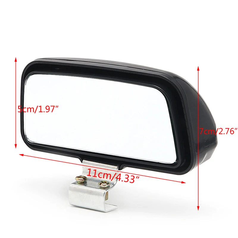 1 Pc Car Truck Unversal Adjustable Wide Mirror Rear View Blind Spot 11x7cm