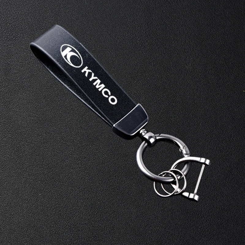 ل Kymco Xciting 500 250 300 وسط 125i 200i 300i 350i عالية الجودة دراجة نارية الجلود المفاتيح المعادن كيرينغ الملحقات