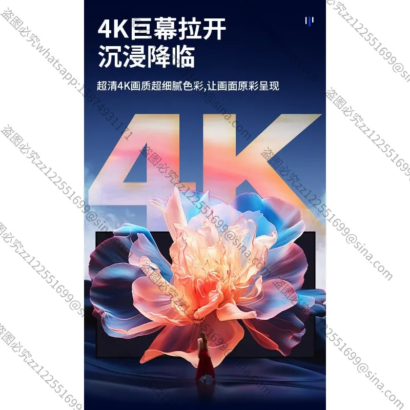 For Portable Ultra-thin Projector R6 Ultra-high Definition 4K Autofocus Available During The Day Mini Home Office Projector