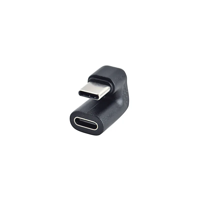 Adaptador convertidor de USB-C macho a hembra para teléfono inteligente, USB 180 de ángulo recto de 3,1 grados, tipo C, para Samsung, Xiaomi y Huawei