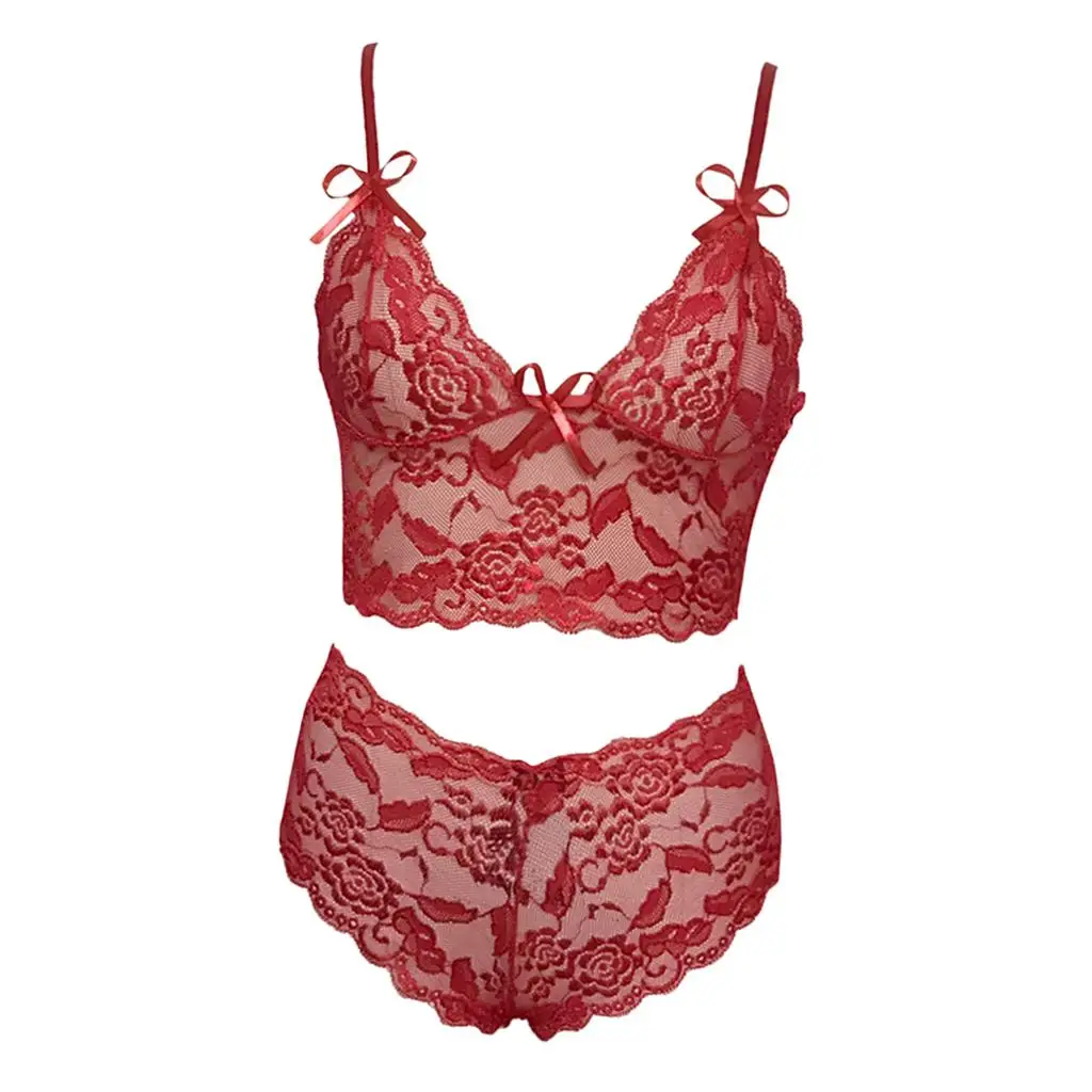 Ladies Punk Gothic Clubwear Lingerie Set Push Up Bra Panties Adjustable Strap Teddy Bodysuit for Party Night