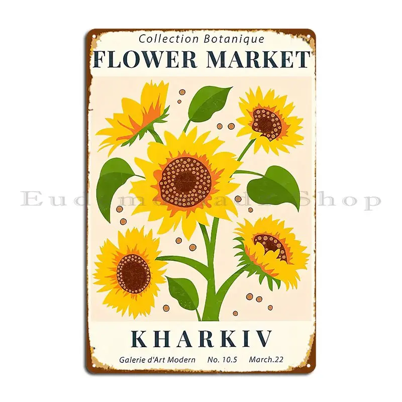 Flower Kharkiv Metal Sign Home Funny Garage Funny Customize Tin Sign Poster