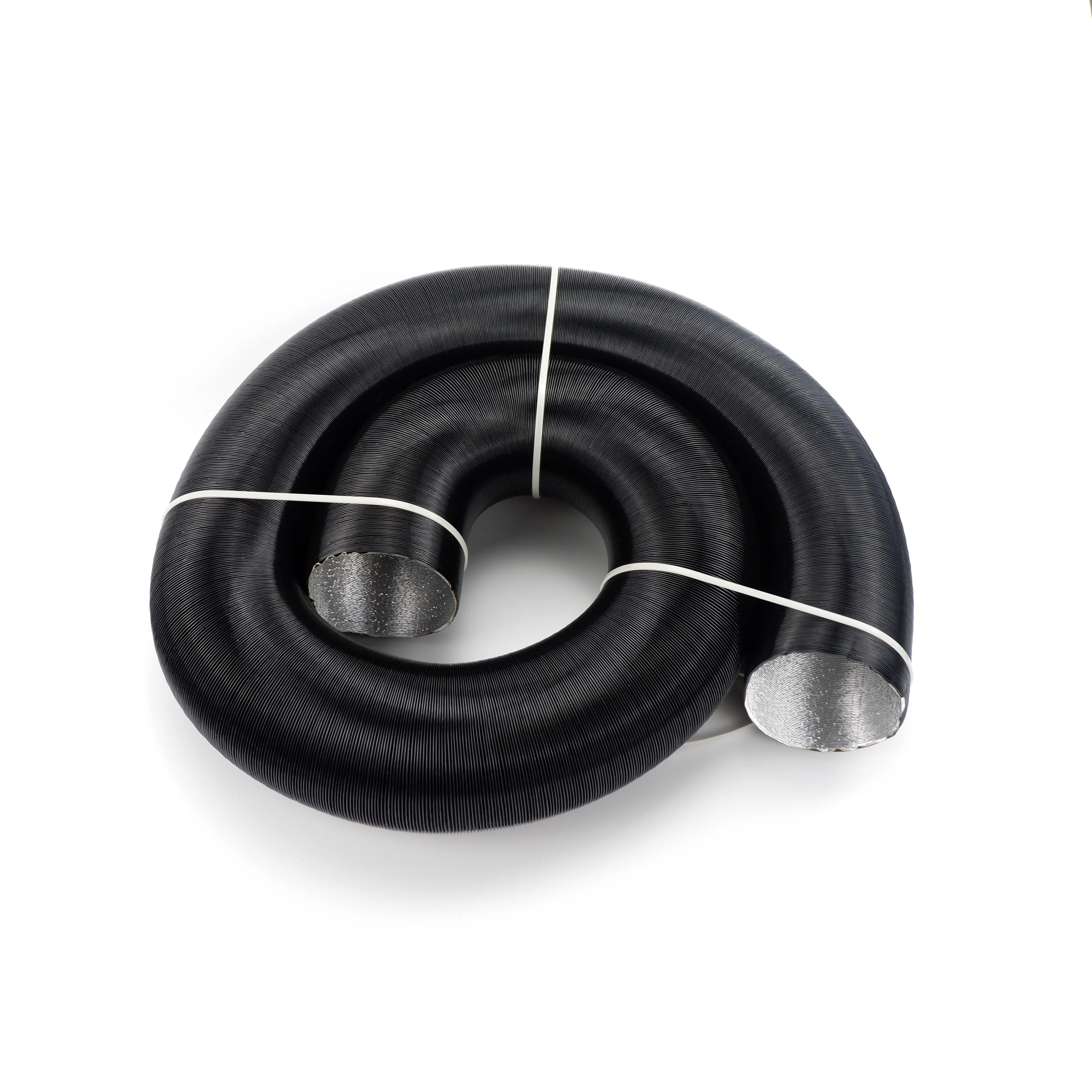 75mm Stretched length 300cm Air Diesel Heater Duct Pipe Ducting Hose Black For Webasto Eberspacher Heaters Car Camper VAN