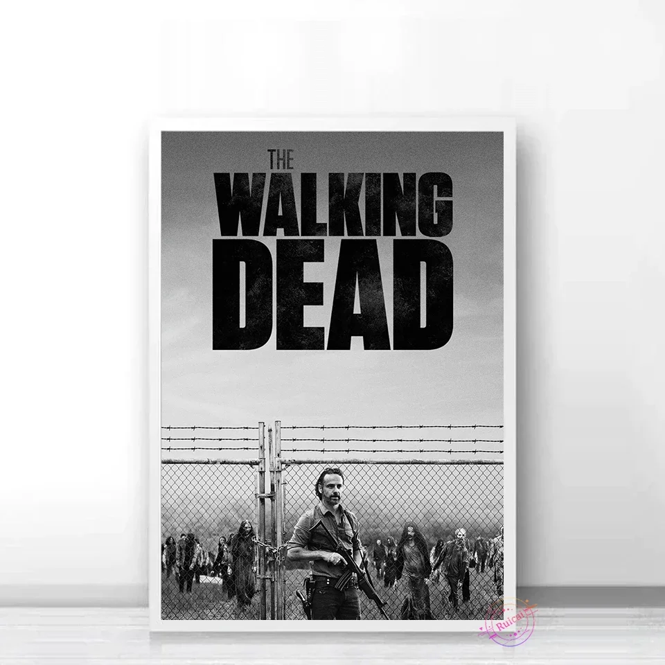 The Walking Dead Poster Canvas Prints Wall Art Painting Decoration Pictures For Modern Living Room Home Decor Cuadros