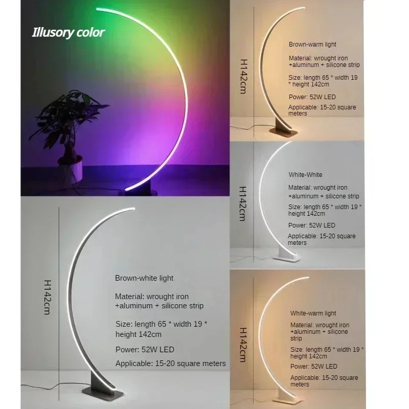 SANDSHA Nordic Aesthetic Appreciation Life Art Floor Lamp Home Decoration LED Light Suitable for Bedroom Study Restaurant Style
