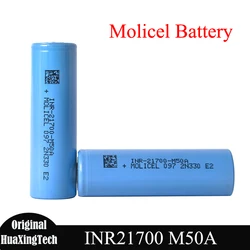 Original Molicel M50A 21700 Battery 5000mAh 3.6V 18Wh Rechargeable Lithium INR21700 Batteries High Capacity for Digital Products