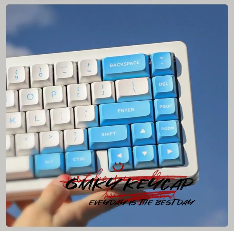 Imagem -03 - Gmky-mda Olivia Double Shot Keycaps Abs Flip Pbt Keycaps Teclado Mecânico Interruptor mx