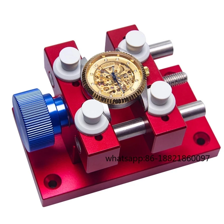 

Watch Repair Tool, Aluminum Alloy Watch Holder Workbench Back Case Opener Back Case Press Closer Watch Back Remover
