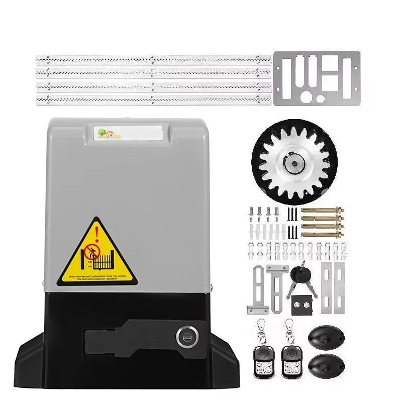 VEVOR فتحت بوابة أوتوماتيكية 1300LBS فتحت باب المرآب الكهربائي انزلاق 2 مفاتيح مع مشغل رفوف 4 متر لمدرسة مصنع الفندق #1