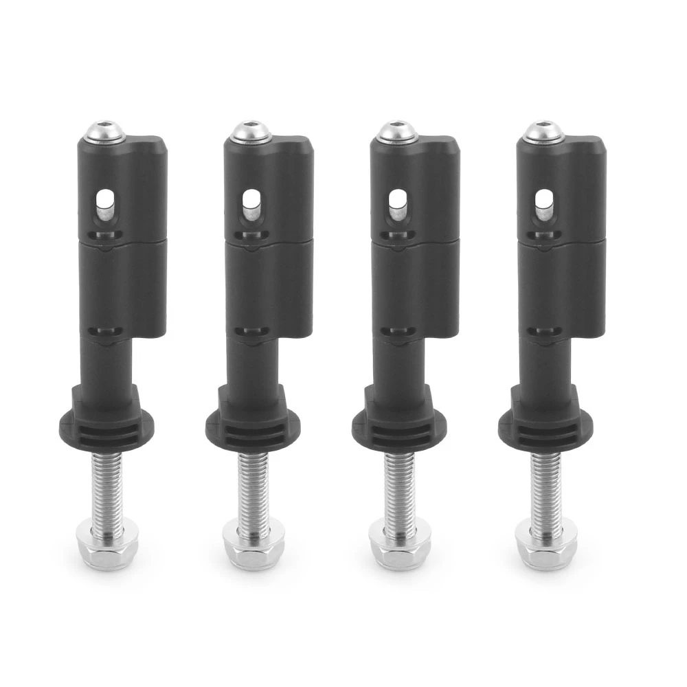 

​Mounting Pins For MaxTrax MKII Recovery/Traction Boards, Lockable Theftproof Safety Mounting Pins Set 4 Pack Lock Hole Design