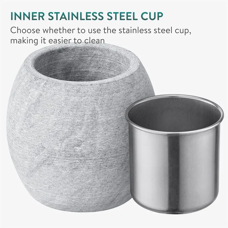 【ALLOWANCE】Sauna Aromatherapy Stone Cup- Essential Oil Holder Home Sauna Accessories- ?  4.5Cm Heat-Resistant Design