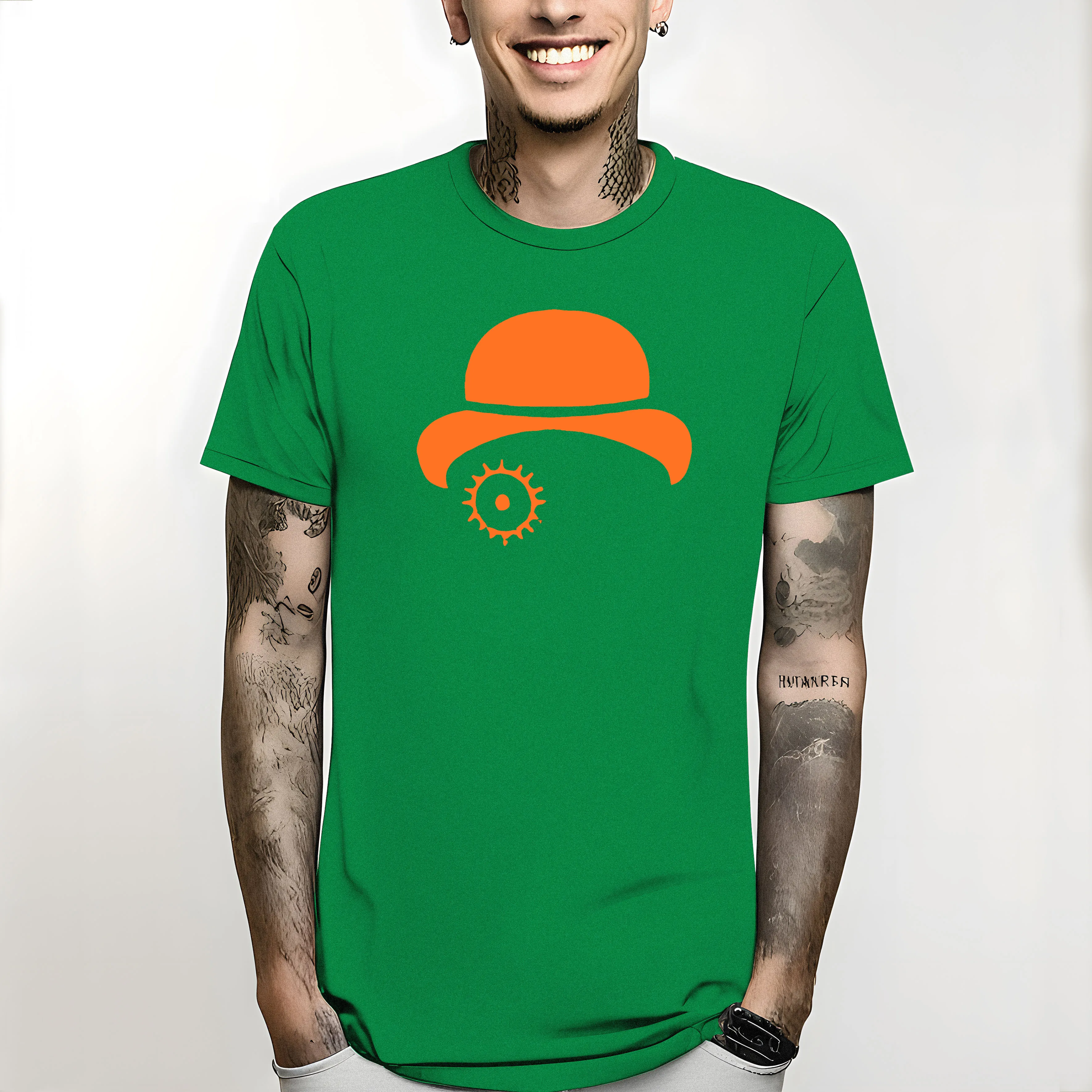 T-Shirt Summer men Mechanical orange film cotton t shirt Short Sleeve funny printed Mens 2024 Fashion Style anime clothes manga