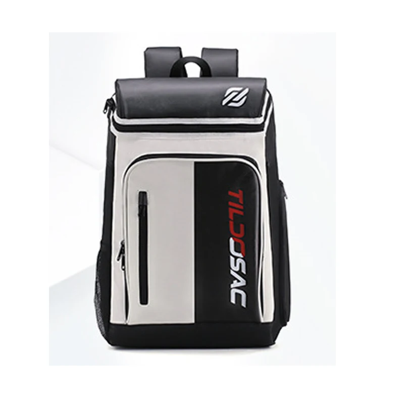 Unisex Padel Racquet Backpack Shoe Compartment Pickleball Racket Shoulder Bag Waterproof PU Tennis Squash Badminton Racquet Bags view 5