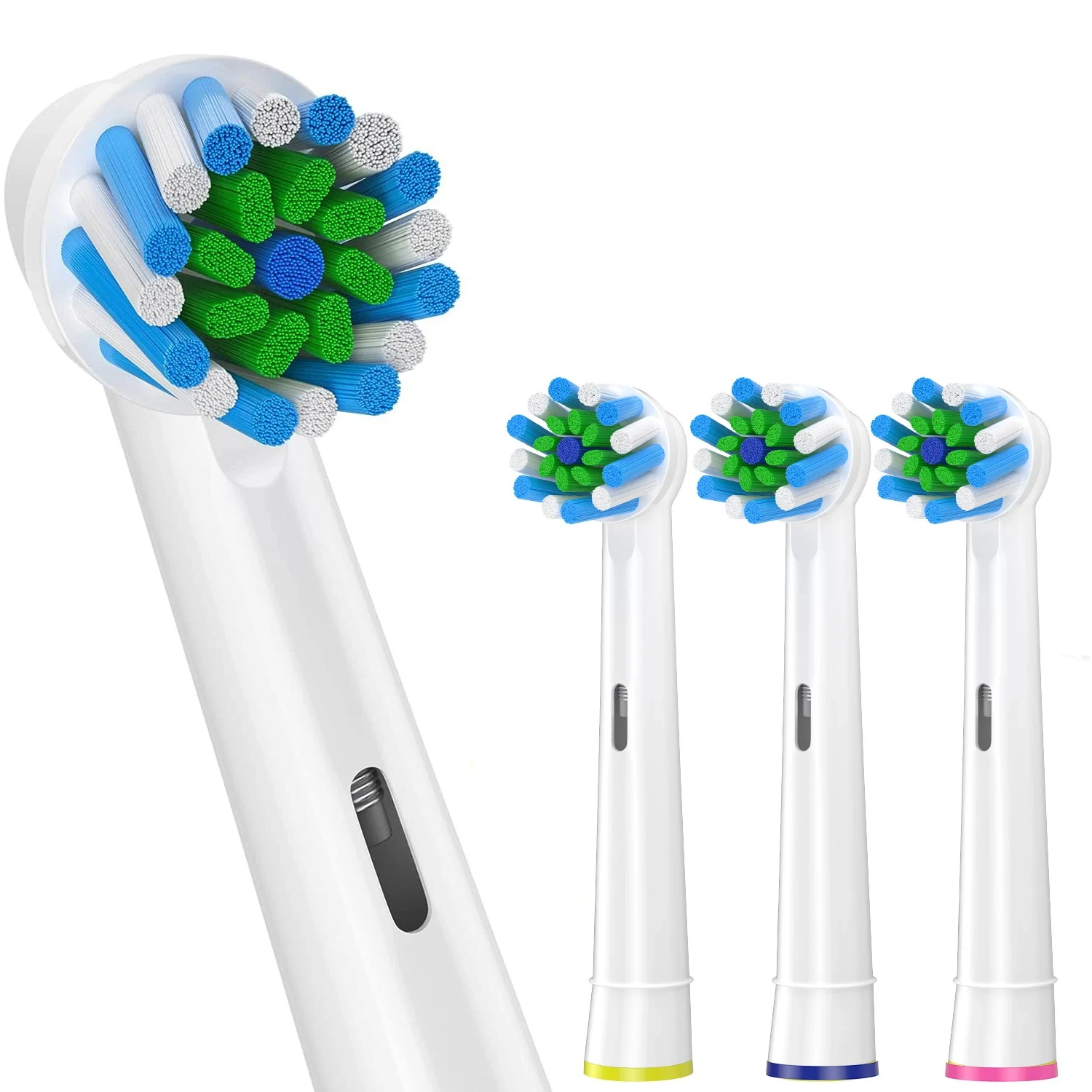 

Набор из 4 насадок для электрической зубной щетки Braun Oral B, совместимых с моделями Oral B Vitality Pro 1000 и 2000.