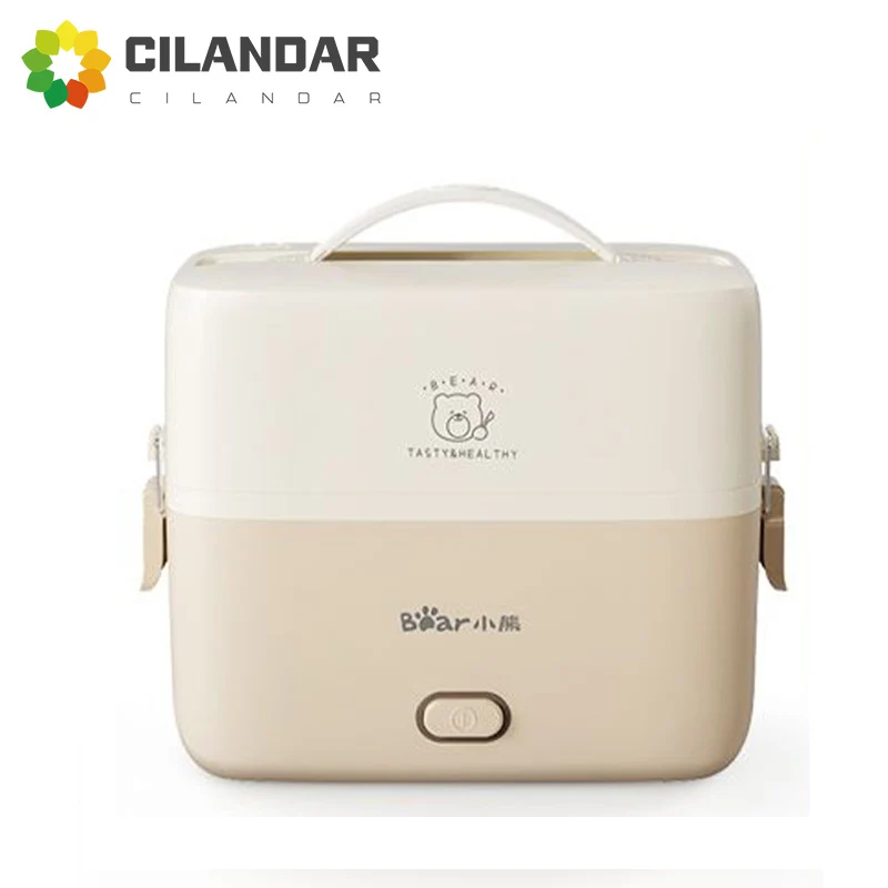 Heating lunch box can be plug in for electric heating electric lunch box for thermal insulation portable box for office workers