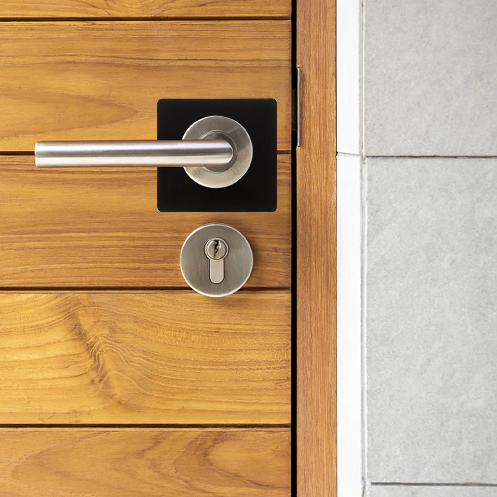 

4Pcs Door Hole Cover Plates Stainless Steel Reinforcement Repair Kit for Door Lock Deadbolt Strengthening Deadbolt Cover