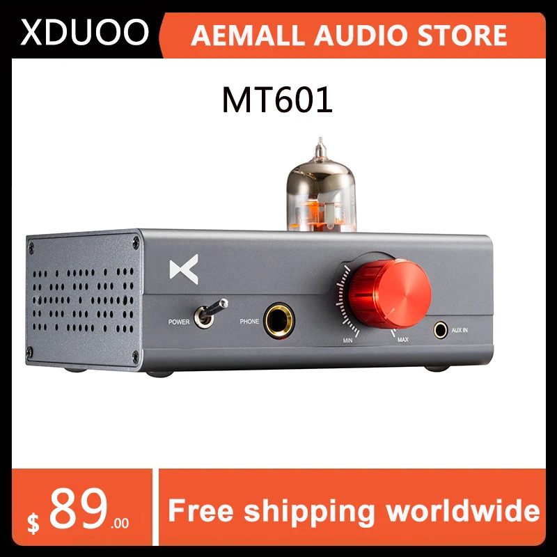 

XDUOO MT-601 Tube Amplifier 6N11/E88CC MT601 High Performance Tube + Class A Headphone Amplifier