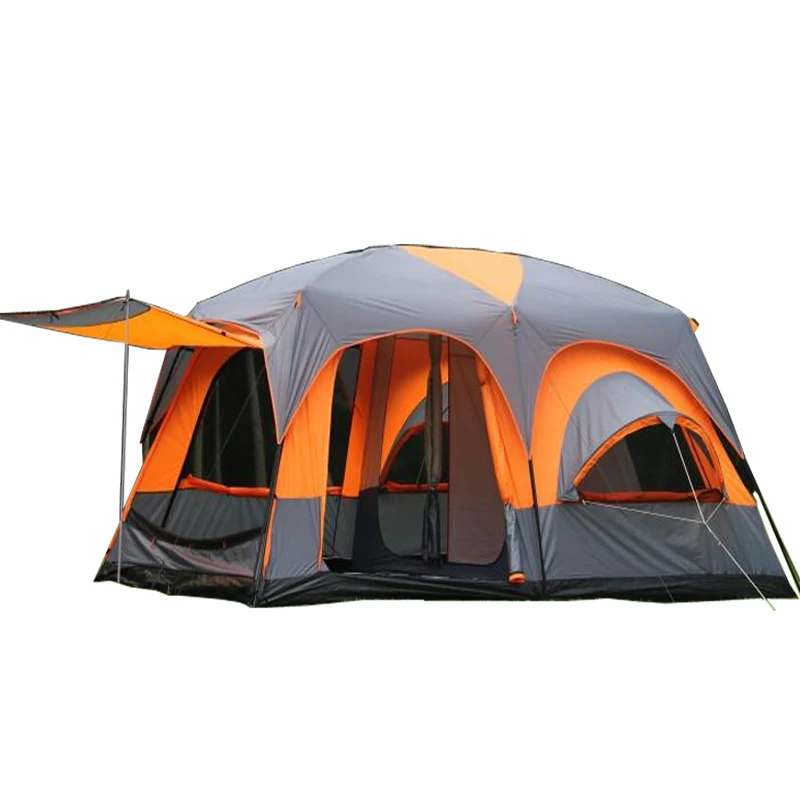 8-12 Person Ultralight Large Space Luxury Family Camping Tent Waterproof Outdoor Glamping Wholesale Tent with Logo