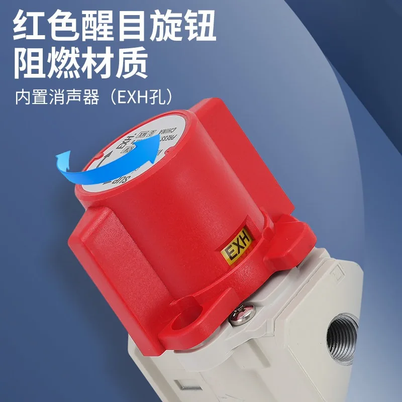 Pneumatic Residual PressureVHS20-01A VHS20-02A VHS30-02A Relief Valve VHS Series VHS30-03A VHS40-03A VHS40-04A