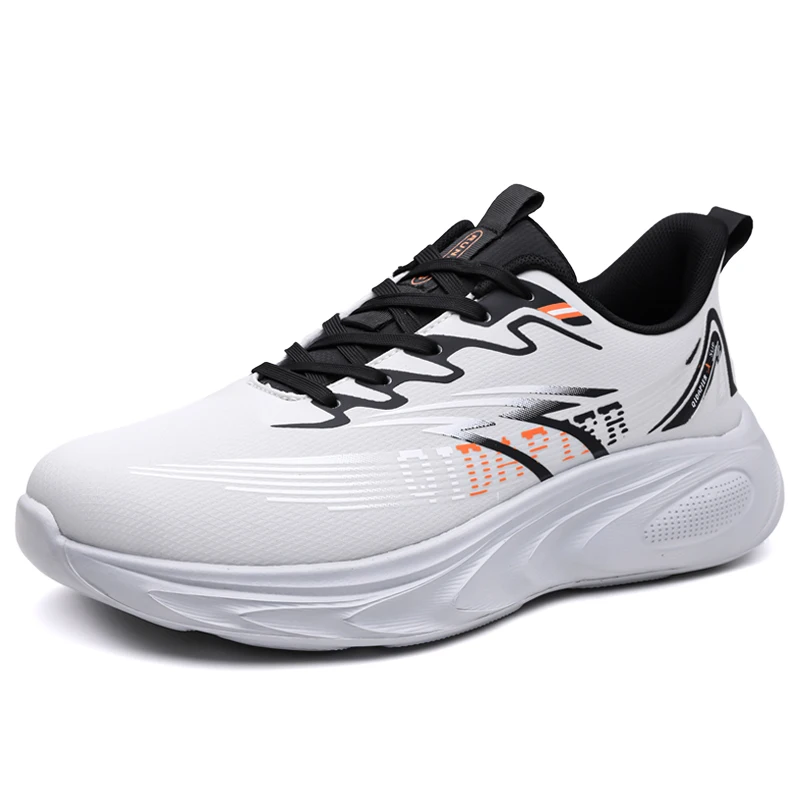 

New Arrival Sports and Leisure Shoes Mens Lacing Wearable Walking Jogging Shoe for Men Hard-Wearing Running Shoes Man