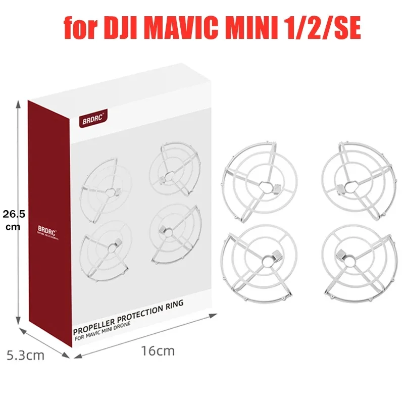 Propeller Guard for DJI Mini 4K/Mavic Mini1/2/SE Propeller Protector Enclosed Props Blade Wing Fan Cover Drone Accessory