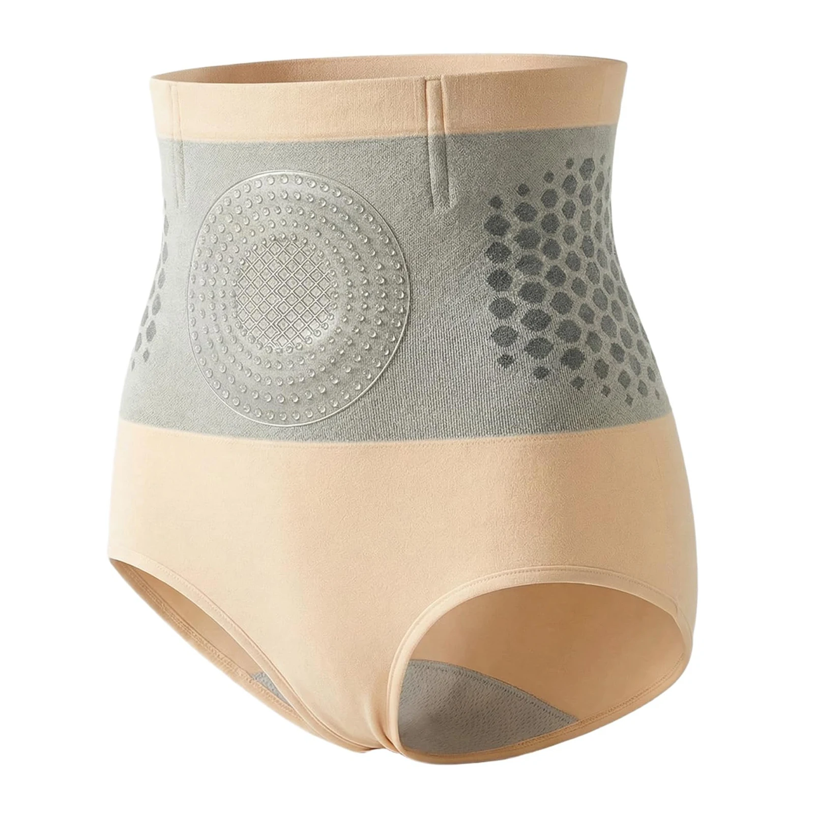 Nahtlose Damen-Shapewear-Höschen mit Hoher Taille, Atmungsaktive Waben-Kompressions-Shorts zur Fettverbrennung und Figurformung – Detail 13